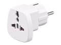 Miniatyrbilde 1 av 5: MicroConnect Universal adapter - Strømkoblingsadapter - hvit