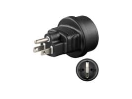 MicroConnect Universal adapter US/Schuko - Strømkoblingsadapter