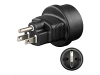 MicroConnect Universal adapter US/Schuko - Strømkoblingsadapter