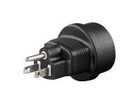 MicroConnect Universal adapter US/Schuko - Strømkoblingsadapter