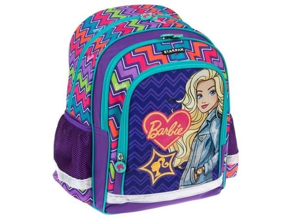 Starpak Barbie skoleryggsekk lilla (394112)