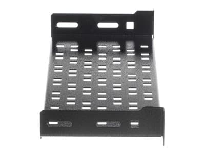 Netrack - Hylla för rack - träkol - 1U - 19"