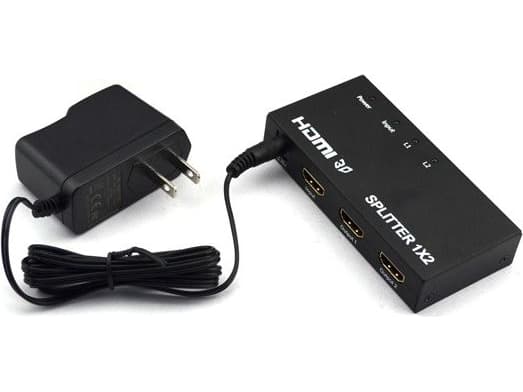 SAVIO CL-42 1x2 HDMI Splitter - Video/audiosplitter - 2 x HDMI - skrivbordsmodell
