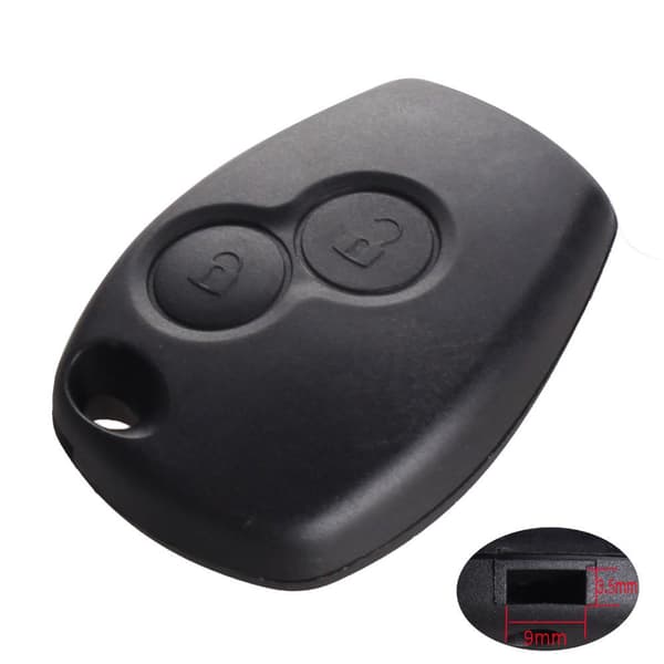 Duster Dacia 2 Button Remote Key 9/3,5 hul til Renault
