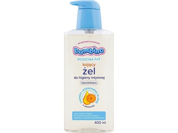 BAMBINO_Familie beroligende gel for intim hygiene med ringblomst 400ml