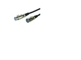 MicroConnect - Förlängningskabel för video - XLR3 hane till XLR3 hona - 6 m - svart