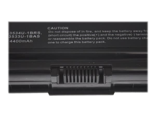 Green Cell - Batteri til bærbar PC (tilsvarer: Toshiba PA3534U-1BRS) - litiumion - 6-cellers - 4400 mAh - svart - for Toshiba Satellite A205, A215, A
