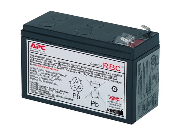 APC - UPS-batteri - blysyre - 7 Ah - svart - for P/N: CP24U12NA3-F4, CP24U12NA3-F5, CP27U13AZ3-F, CP27U13NA3-G, CP27U13NA3-S, CP27U13SC3-F