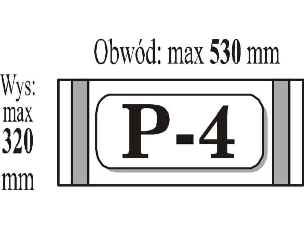 IKS Selvklebende deksel P-4 A4 p50 IKS - IKS P4 A4