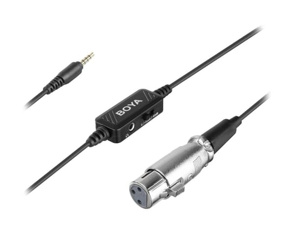 Mikrofonadapter XLR til 3,5mm TRRS