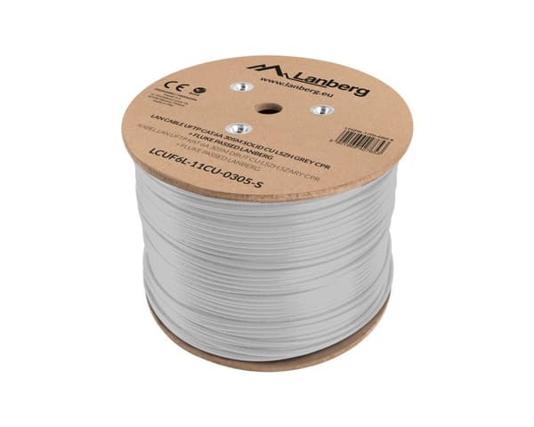 305 Meter Cat6 UTP Ulkokaapeli Harmaa