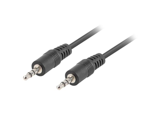 Ljudkabel - AUX Kabel (3,5mm) Hane/Hane 2 Meter Svart