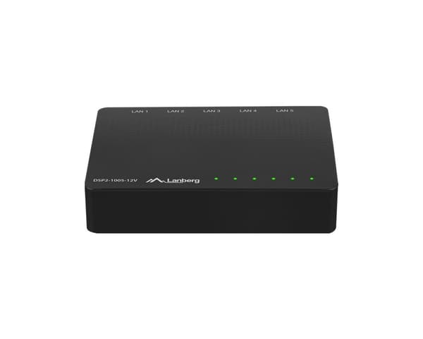 Nettverkswitch 5-porter 100/1000 Mbps V12