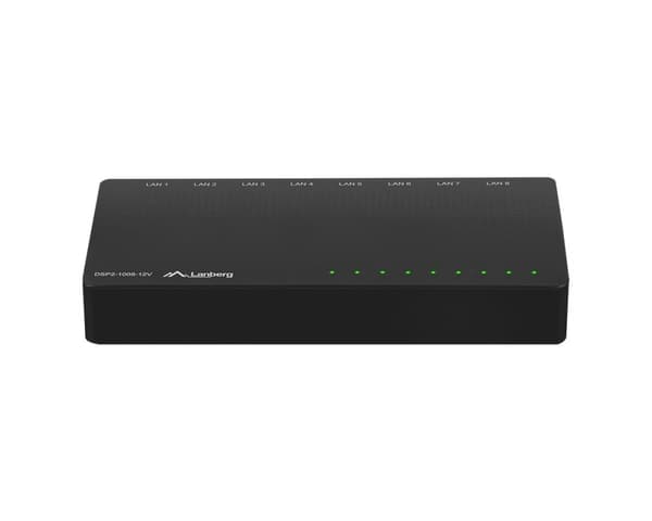 Nettverkswitch 8-portar 100/1000 Mbps V12