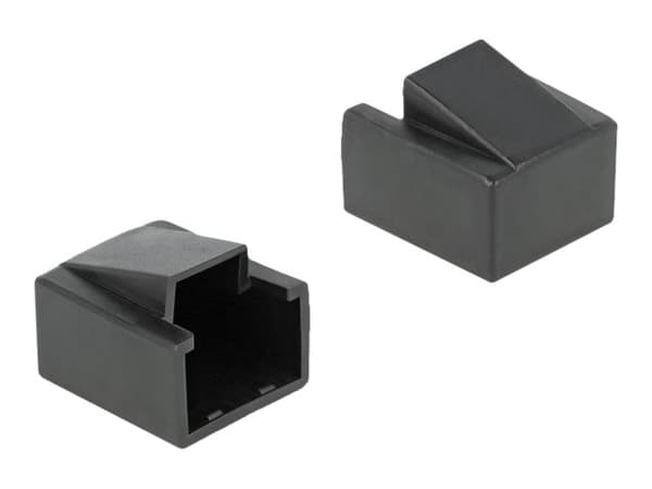Delock Dust Cover for RJ45 - Støvdeksel - svart (en pakke 10)