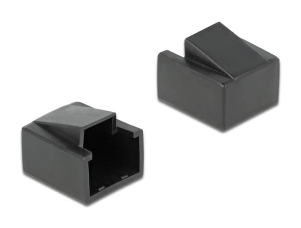 Delock Dust Cover for RJ45 - Støvdeksel - svart (en pakke 10)