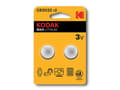 Pikkukuva 3 / 5: Kodak CR2032, Kertakäyttöinen akku, CR2032, Litium, 3 V, 2 kpl, 210 mAh