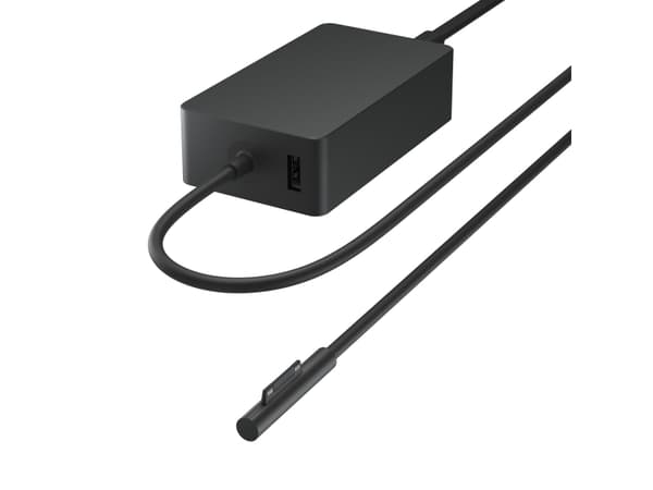Microsoft - Strømadapter - 127 watt - svart - for Surface Book, Book 2, Book 3, Go, Go 2, Laptop, Laptop 2, Laptop 3, Pro 6, Pro 7, Pro X