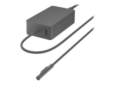 Microsoft - Strømadapter - 127 watt - svart - for Surface Book, Book 2, Book 3, Go, Go 2, Laptop, Laptop 2, Laptop 3, Pro 6, Pro 7, Pro X Sort