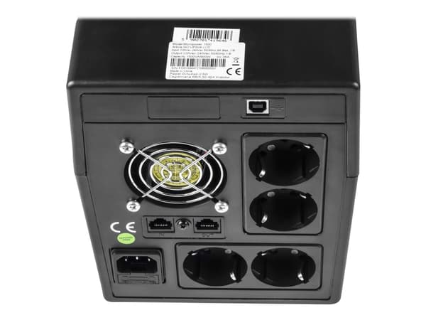 Green Cell UPS Micropower 1500VA - UPS - AC 220/230/240 V - 900 watt - 1500 VA - 9 Ah - USB, Ethernet - utgangskontakter: 4