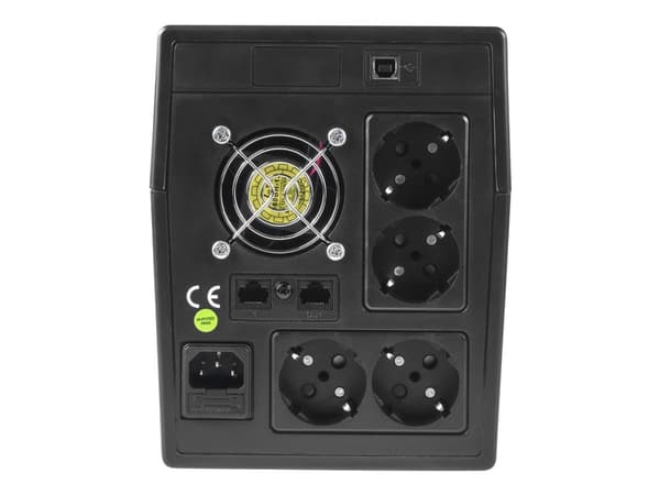 Green Cell UPS Micropower 1500VA - UPS - AC 220/230/240 V - 900 watt - 1500 VA - 9 Ah - USB, Ethernet - utgangskontakter: 4