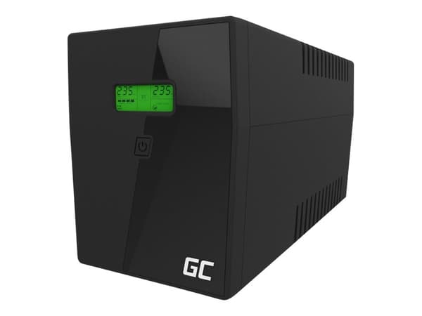 Green Cell UPS Micropower 1500VA - UPS - AC 220/230/240 V - 900 watt - 1500 VA - 9 Ah - USB, Ethernet - utgangskontakter: 4