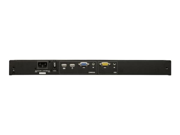 ATEN CL3100NX - KVM-konsoll - USB - 18.5" - kan monteres i rack - 1366 x 768 @ 60 Hz - 250 cd/m² - 1000:1 - 5 ms - 2xVGA, 2xUSB - svart - 1U