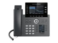 Grandstream Networks GRP2616, IP Phone, Musta, Johdollinen puhelin, Kanavansisäinen, Out-of band, SIP-tiedot, Valvoja, Käyttäjä, 6 linjat musta