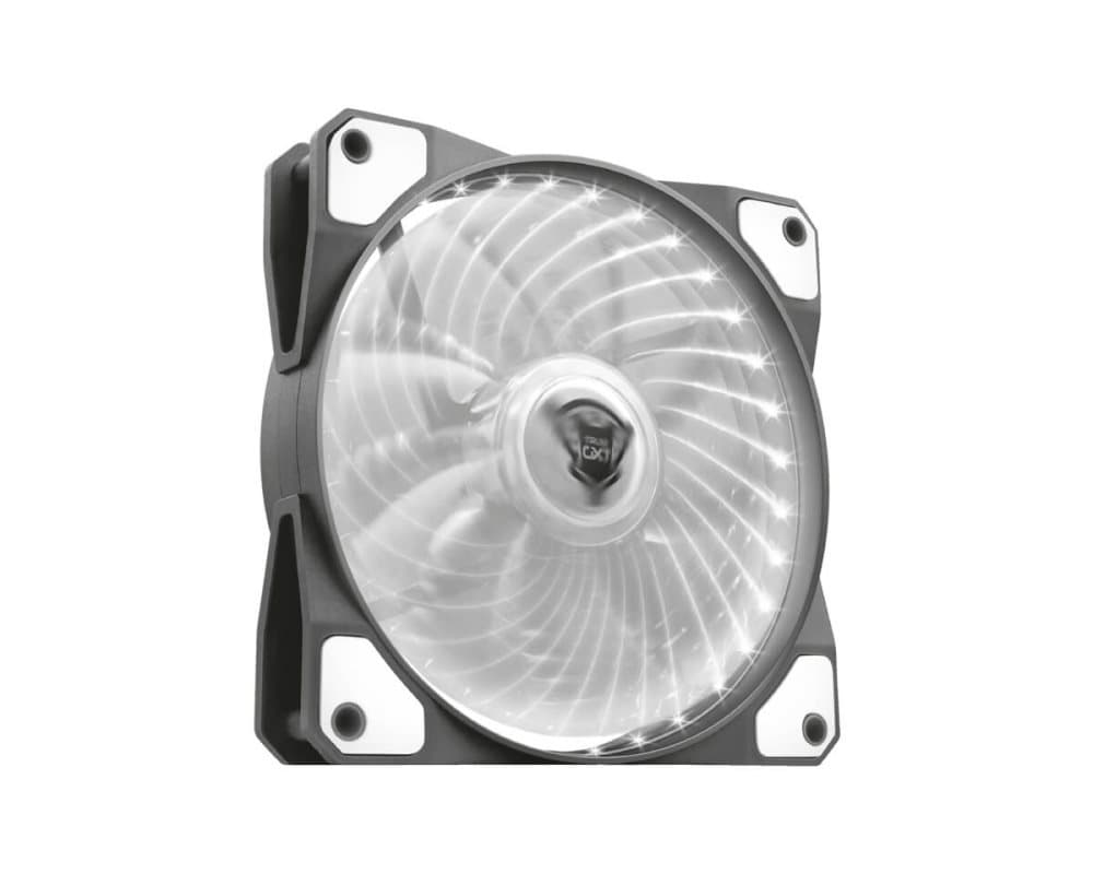 GXT 762W LED PC Case Vifte Silent Hvid