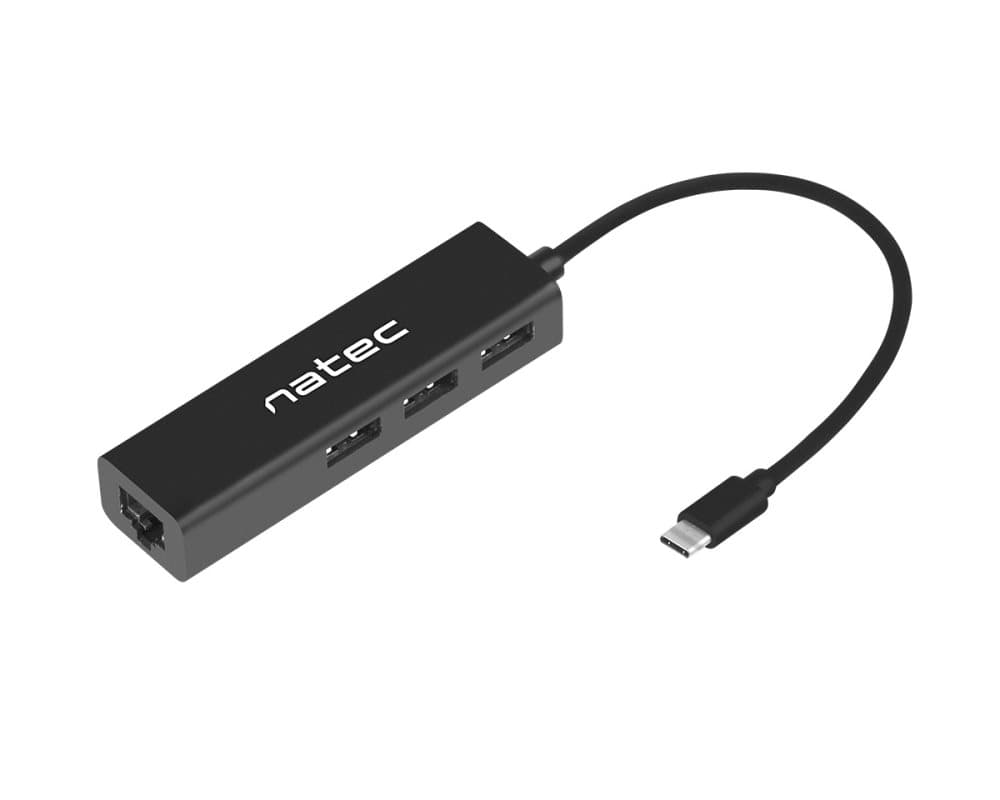 USB-C Butterfly 3-portar USB Hub + RJ45