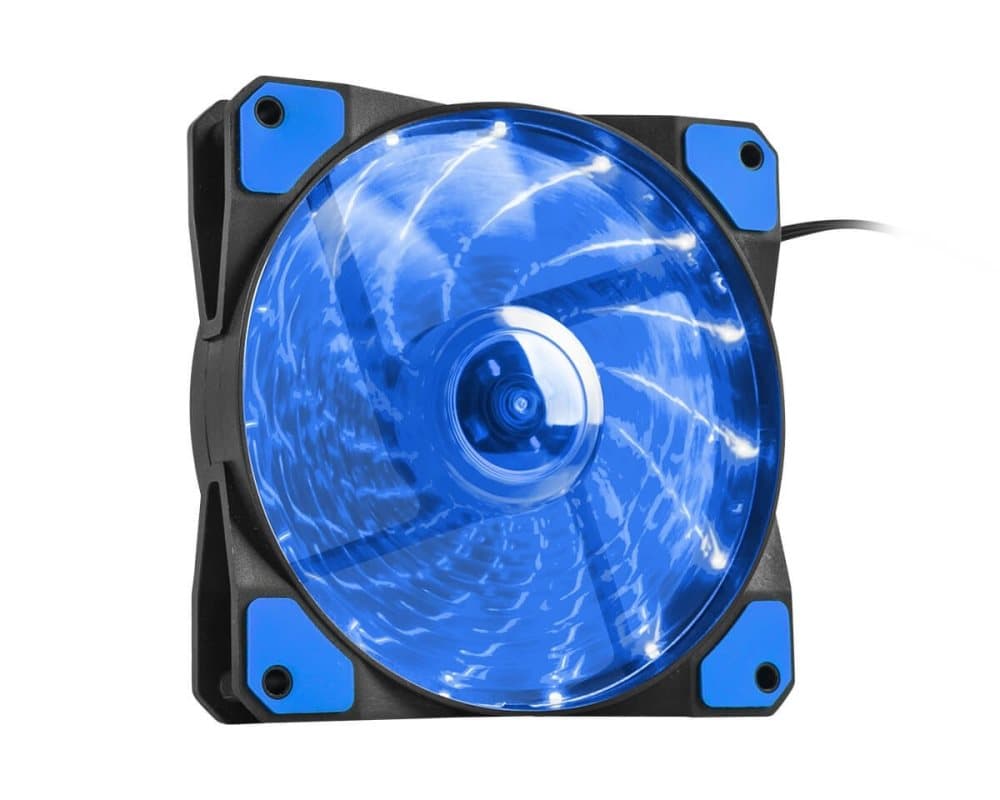 Hydrion 120 LED PC Fläkt Blå