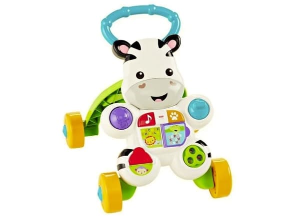 Fisher Price interaktiv rullator - Zebra (DPL53), på polsk