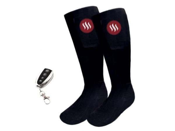 Glovii GQ2L, Urheilusukat, Musta, Aikuinen, Unisex, L, EUE