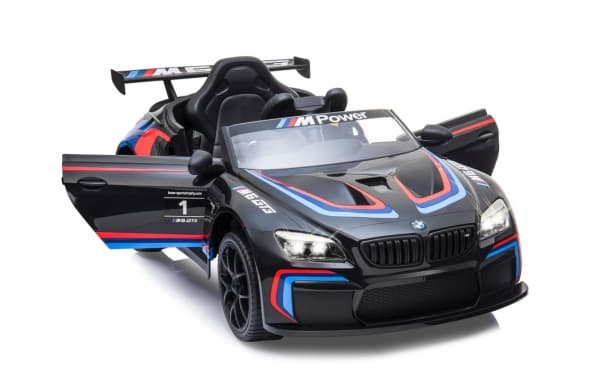Jamara BMW M6 GT3, 3 år, 4 hjul, Sort, Blå, Rød