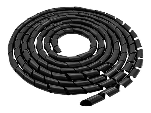 Qoltec - Kabelhållare - 10 m - svart