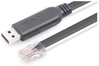 MicroConnect - Datakabel - RJ-45 (hane) till USB (hane) - 1.8 m - svart
