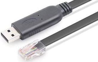 MicroConnect - Datakabel - RJ-45 (hane) till USB (hane) - 1.8 m - svart