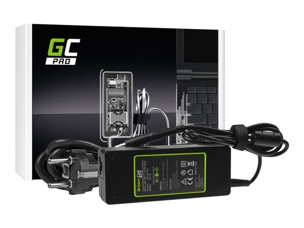 Green Cell PRO - Strömadapter - AC - 90 Watt - svart - för HP ProBook 4510s, 4510s/CT, 4515s, 4515s/CT, 4710s, 4710s/CT