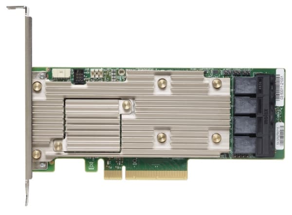 Lenovo ThinkSystem 930-24i - Styreenhed til lagring (RAID) - 24 kanaler - SATA / SAS 12Gb/s - RAID 0, 1, 5, 6, 10, 50, JBOD, 60 - PCIe 3.0 x8 - för T