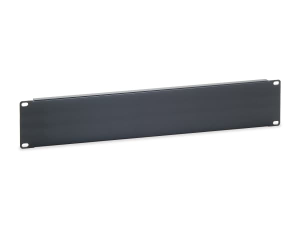 Equip 327512, Blank panel, Svart, 2U, CE, 48,3 cm (19"), 482,6 mm