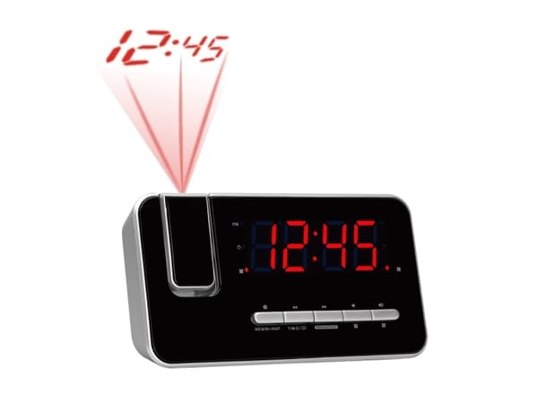 Clockradio Denver CRP-618 - Ur - Digital - FM - PLL - LED - 3,05 cm - (1.2") - Rød