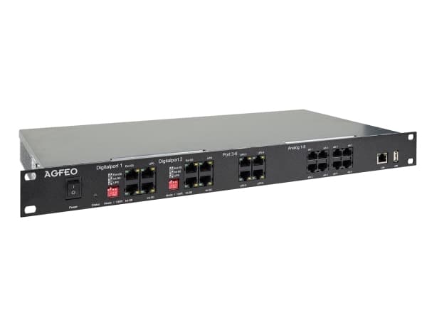 AGFEO ES 548 IT, 230 V, 50 hz, 33 W, 482,6 mm, 215 mm, 44,5 mm