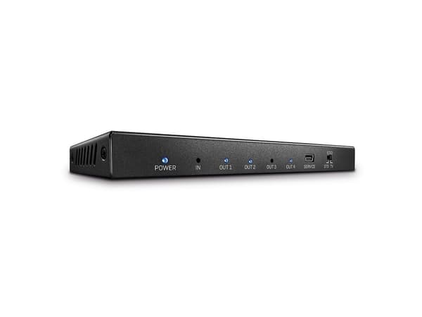 Lindy 38236, HDMI, 4x HDMI, 3840 x 2160 piksler, Sort, Metall, 4K Ultra HD