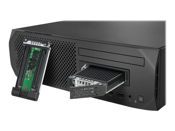 ICY Dock ToughArmor MB601M2K-1B - Bevegelig lagerrack - M.2 - M.2 NVMe Card - U.2 - svart Sort