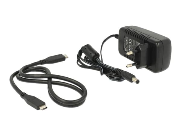 Delock - HDD-dokkestasjon - brønner: 1 - SATA 6Gb/s - USB 3.1 (Gen 2) - svart