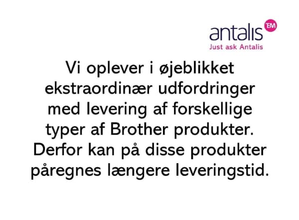 Brother PABT006, Batteri, Sort, 1 stykker