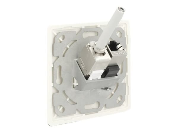 DeLOCK 86219, RJ-45, Valkoinen, 80 mm, 25,7 mm, 80 mm