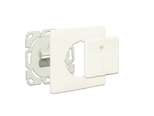 DeLOCK 86219, RJ-45, Valkoinen, 80 mm, 25,7 mm, 80 mm