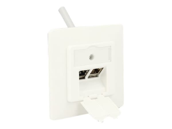 DeLOCK 86219, RJ-45, Valkoinen, 80 mm, 25,7 mm, 80 mm Valkoinen