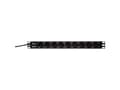 Miniatyrbilde 3 av 5: LogiLink PDU9C02, Vertikal, Aluminium, Sort, 9 AC-utganger, 2 m, 250 V